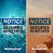 Signmission Occupied Do Not Enter OSHA Notice Sign, Vinyl Decal, 10in W x 7in L, 2PK OS-2PACK-NS-D-710-L-16923 - alternate 2